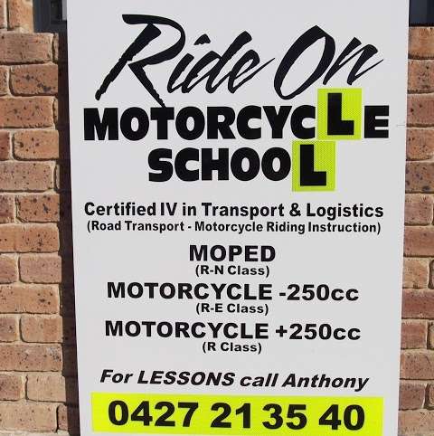 Photo: Ride On Motorcycle School